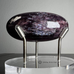 Premium Gem Lepidolite Lingam 2.7"