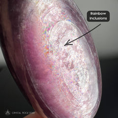 Premium Gem Lepidolite Lingam 2.7"