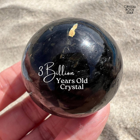 Greenland Nuummite Sphere Bronze Flash