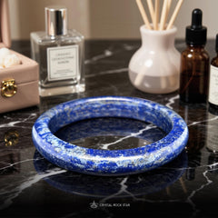 Lapis Lazuli Bangle Crystal Bracelet 61mm