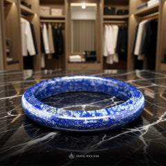 Lapis Lazuli Bangle Crystal Bracelet 61mm