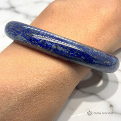 Lapis Lazuli Bangle Crystal Bracelet 61mm