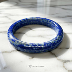 Lapis Lazuli Bangle Crystal Bracelet 61mm
