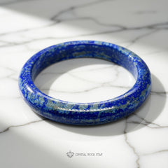 Lapis Lazuli Bangle Crystal Bracelet 61mm