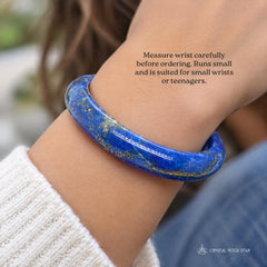 Lapis Lazuli Bangle Small Bracelet 53mm