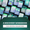 Milestones Crystal Collector Tracker Record Keeper, Personalized Gem Grimoire Properties Meanings Book, Emerald Aurora Borealis Journal