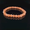 Semi-Translucent Sunstone Bracelet, Lucky Bracelet, Friendship Bracelet, Sparkly Hematite Arusha Beryl Semi-Translucent Crystals 6mm Beads