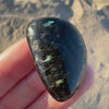 Greenland Nuummite 3 Billion Years Old Genuine Tumbled Stone, Rare Crystal Empath Protection Gift