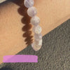 Kunzite Crystal Bracelet, High Quality Cat Eye Kunzite Bead Stretch Bracelet, Unique Gifts for Her, 7mm Cotton Candy Pink Gem Beads