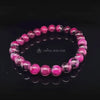 Ruby Stretch Bracelet - 7mm Crystal Beads