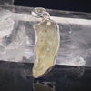 Libyan Desert Glass Pendant - Sterling Silver - Libyan Gold Tektite - Raw Natural LDG Authentic Genuine Ancient Sand Sea Glass Jewelry