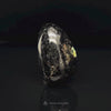 Nuummite Tumble Stone 3 Billion Years Old Genuine Greenland Collector Crystal, Empath Protection, Tumbled Specimen with Rare Blue Gold Flash