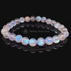 Labradorite Bracelet, AAA Semi-Translucent Labradorite, Empath Aura Protection Jewelry, 8mm Blue Flash, Friendship BFF Gift, Chakra Balance
