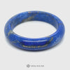 53mm Lapis Lazuli Bangle Bracelet, For Teens and Small Wrists, Sphere Holder, Scarf Sarong Ring, Cobalt Blue Natural Crystal Genuine Stone