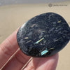 Rare Rainbow Nuummite Palm Stone, 3 Billion Years Old Empath Protection, Genuine Greenland Collector Specimen 1.9" - Unique Crystal Gift