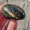 Flashy Nuummite Tumbled Stone, 3 Billion Years Old Genuine Greenland, Rare Crystals Empath Protection Gift