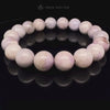 Hackmanite Bracelet, Color Changing UV Reactive Crystal, Unique Gift Idea, Fluoresces Pink, Darkens Purple in Sunlight, Large 12mm Beads