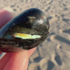 Premium Flash Nuummite Tumbled Stone, 3 Billion Years Old Genuine Greenland Empath Protection