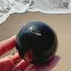 Reserved for T.K. - 2.3" Nuummite Shooting Star Sphere - Genuine Greenland Stone Crystal Ball - Empath Protection Large