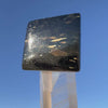 Stunning Nuummite Square Cabochon with Bronze Flashes - Genuine Rare Greenland Crystal - Flat Palm Stone Tumbled Alternative