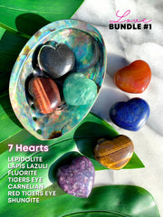 Rainbow Crystal Heart Gift Set