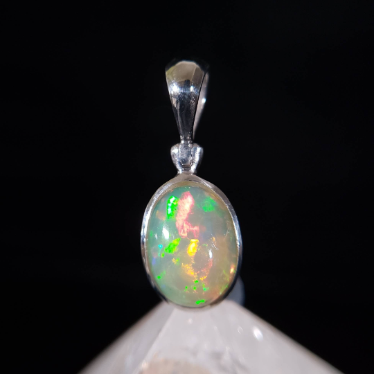 Ethiopian Rainbow Opal Pendant