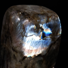 Silver Blue Labradorite Large Decor Crystal