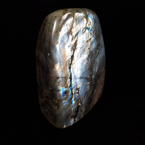 Silver Blue Labradorite Large Decor Crystal