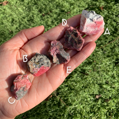Pink Ruby Gemmy Shimmery Raw Crystal