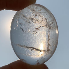 Quartz Palm Stone - Master Meditation Crystal