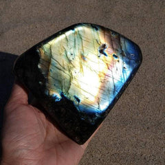Rainbow Labradorite Large Decor Crystal 4.2"