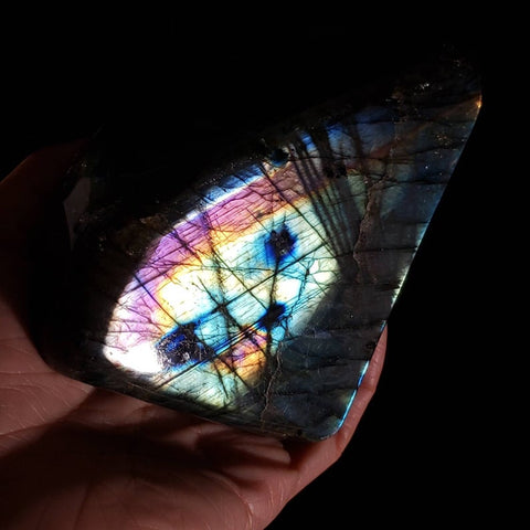 Rainbow Labradorite Large Decor Crystal 4.5"