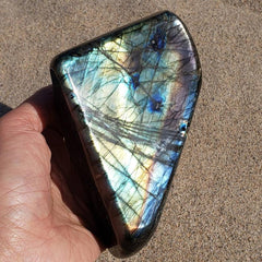 Rainbow Labradorite Large Decor Crystal 4.5"