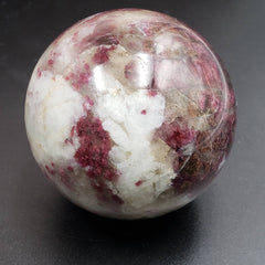Rubellite Pink Tourmaline Smoky Quartz Sphere