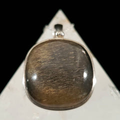 Radiant Sunstone Sterling Silver Pendant