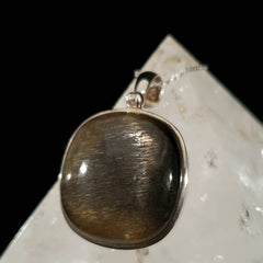 Radiant Sunstone Sterling Silver Pendant
