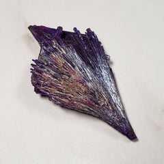 Purple Silver Rainbow Aura Kyanite
