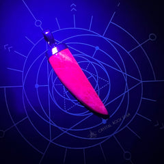 Tugtupite Fluorescent Pink Pepper Pendant