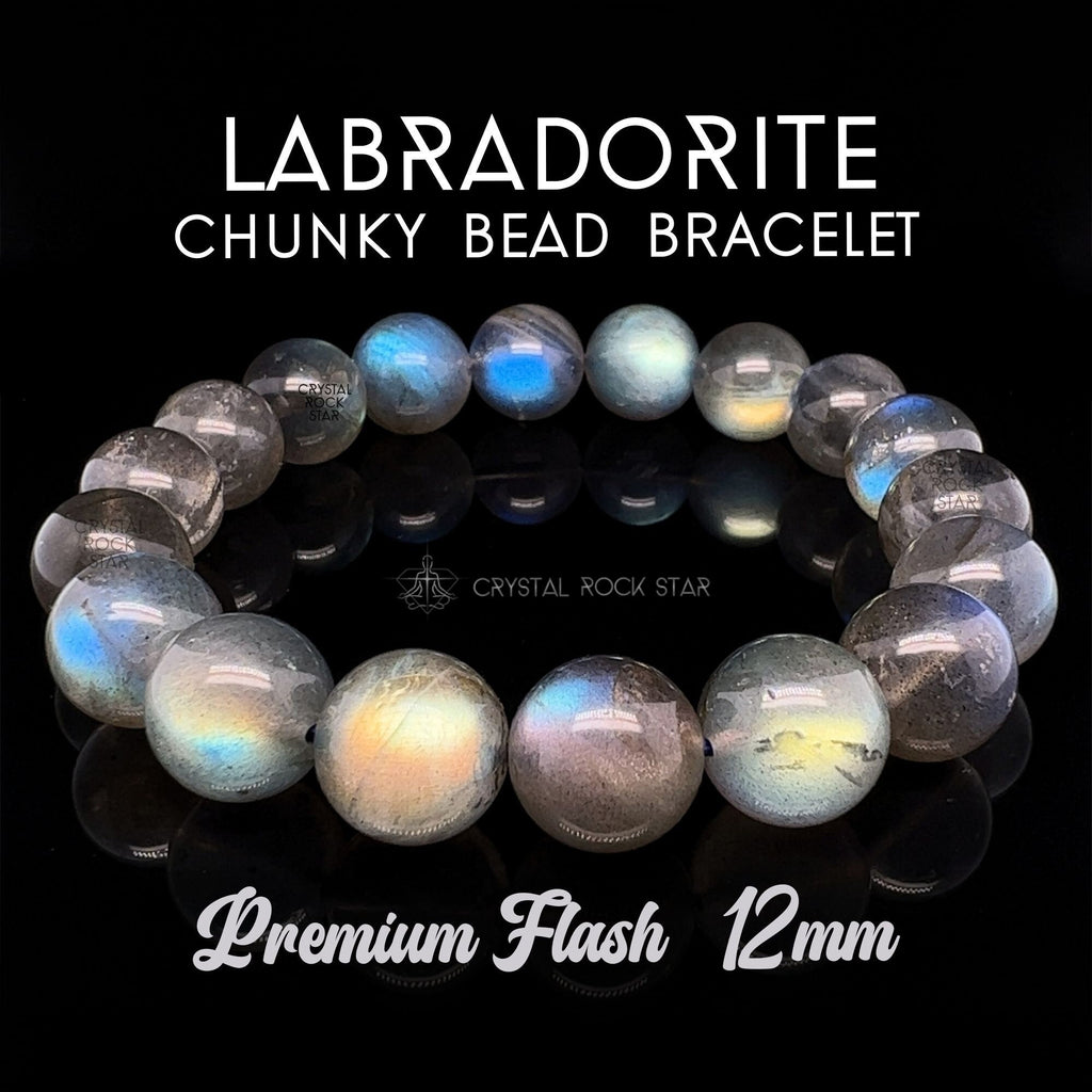 Mermaid Bead Bracelets-Glowy Bead bracelets-Beach Bracelets Grey Beads