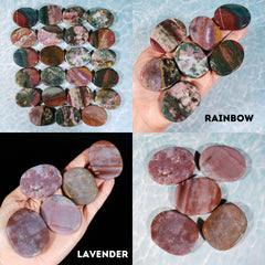 Ocean Jasper Palm Stones - Pick Your Color