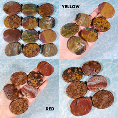 Ocean Jasper Palm Stones - Pick Your Color