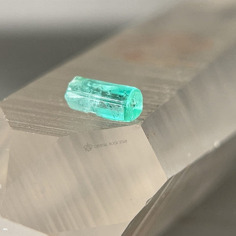 Colombian Emerald Raw Crystal Specimen 8.5mm 1ct